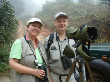 David and Sarah Blair at Sinharaja Rain Forest- 2010