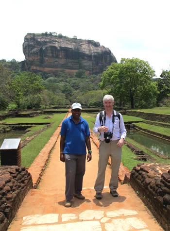 Jith and Colin in Sigiriya