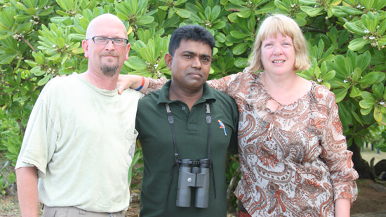 TRACY ROWLAND, Nandana-guide, and Tracy's husband